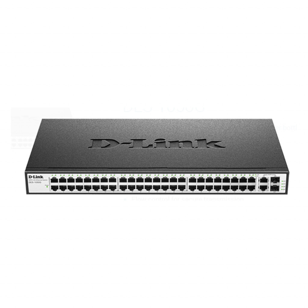 سوئیچ شبکه 50 پورت دی لینک مدل DES-1050G